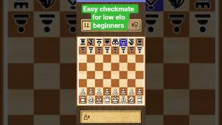 easiest checkmate for low elo beginners #Brilliant move in chess HMK #