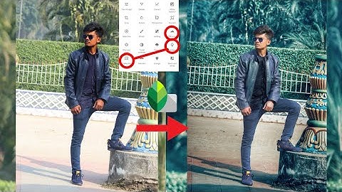 Snapseed Moody Blue Photo Editing / Snapseed Realistic Background Colour Change/ Just 3 Step By Step