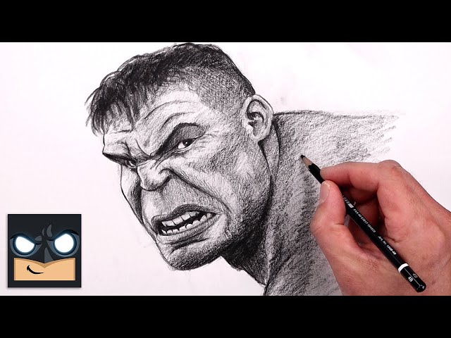 How To Draw The Hulk | Sketch Art Lesson (Step by Step) - YouTube