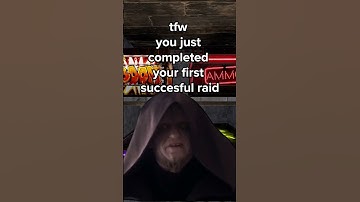 TFW you just completed your first succesful raid