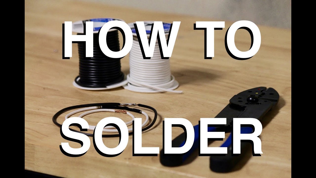 How to Solder Electrical Connections - YouTube