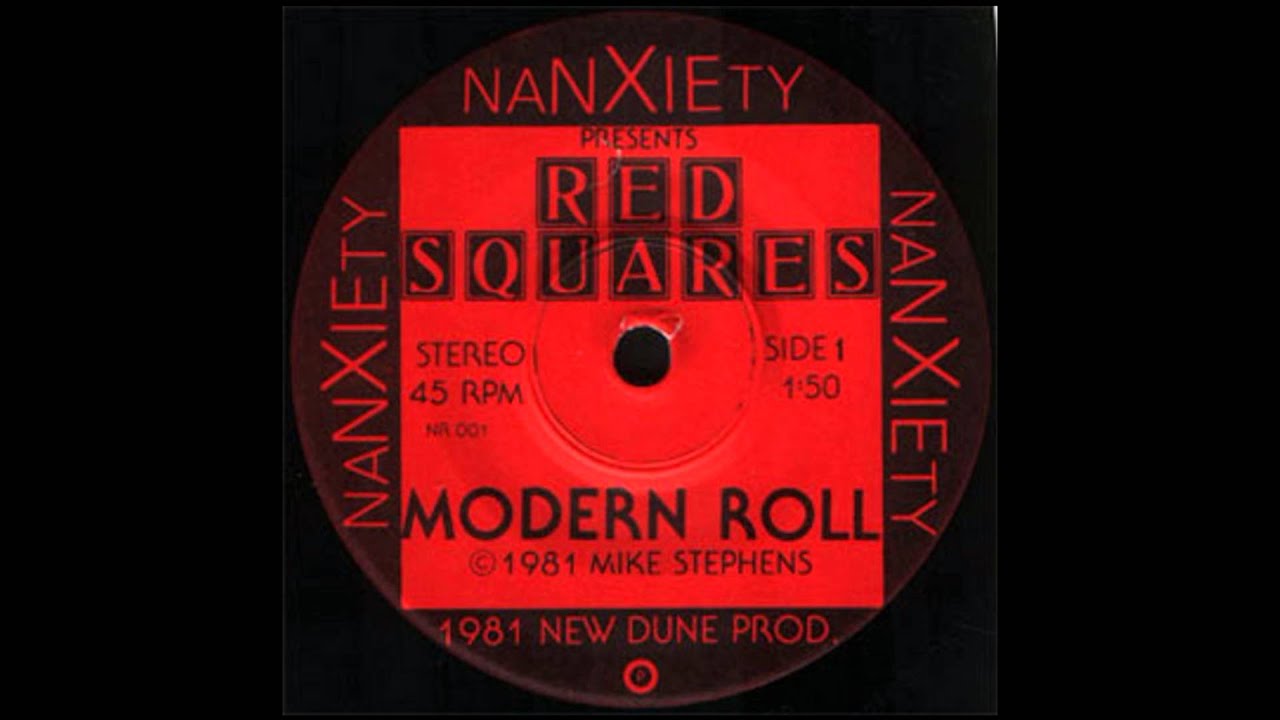 未使用 Red Squares Modern Roll LPレコード RED SQUARES - Modern Roll / Time Change (Ltd.500 Color 7