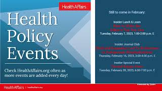 Recommendations of the Health Affairs Council on Health Care Spending and Value