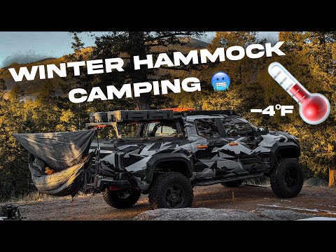 Subzero Hammock Camping! | Will I Survive?