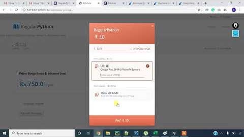 Django with Razorpay payment gateway in English language (https://razorpay.com/)