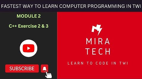 32 C++ Exercise 2 and 3