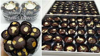 Capital of Rp. 22,000 becomes 5 jars 😍 Super chocolatey, crispy, crunchy || DRY OVEN BROWNIES MIN... screenshot 4