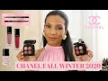 NEW CHANEL FALL WINTER MAKEUP COLLECTION 2O20 REVIEW | THREE LOOKS SWATCHES