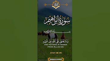 #القرآن #بسم_الله_الرحمان_الرحيم #سورة_إبراهيم #راحة_نفسية #تلاوة_خاشعة #اكتب_شي_تؤجر_عليه #يوتيوب