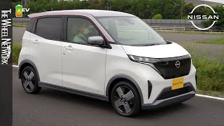 2023 Nissan Sakura EV Kei Car | Driving, Interior, Exterior