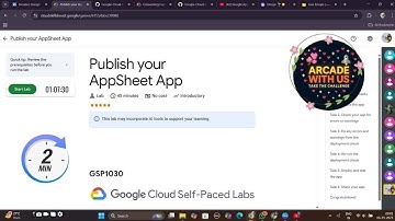 Publish your AppSheet App || #gsp1030 #qwiklabs #googlearcade #googlecloud