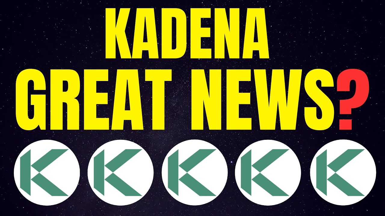 KADENA: GREAT NEWS!? I LIKE THIS! | Kadena KDA Price Prediction - YouTube