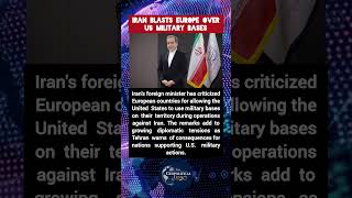 Iran Mengecam Eropa karena Mengizinkan Penggunaan Pangkalan AS