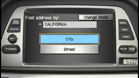 How to use Navigation System in the Honda Odyssey