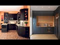 Mumbai top 50+ Black Kitchen Designs For Your Home | Luxury Home Design| Black Kitchen Cabinet Ideas