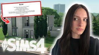 Trying Plumbella's Sims 4 cursed build challenge