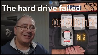 The hard drive failed No operating system was found or did it?