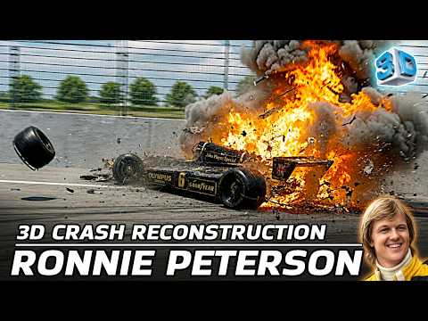 3D Reconstruction of Ronnie Peterson's Formula 1 Fatal Crash - YouTube