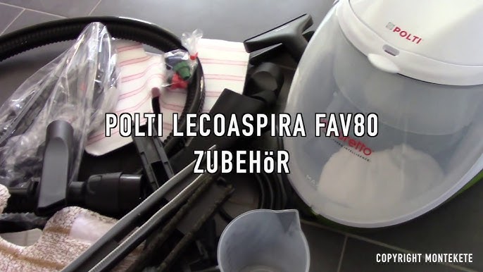 Polti Vaporetto Lecoaspira FAV20: steam cleaner with integrated vacuum  system