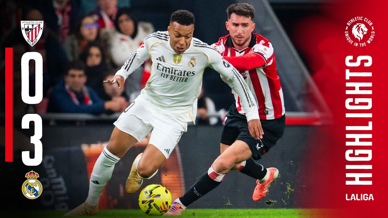 HIGHLIGHTS | Athletic Club 0-3 Real Madrid | LaLiga EA Sports 2025/26 MD19