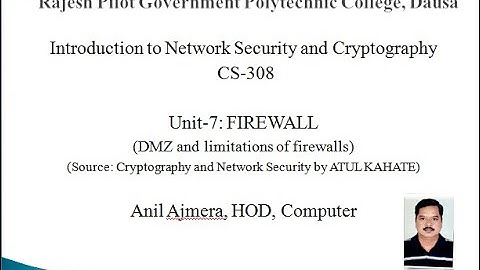 CS-308:Cryptography and Network Security by Anil Ajmera
