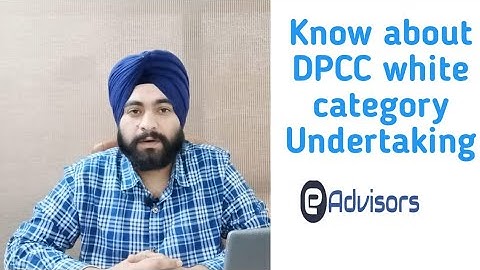 Guide on DPCC White Category License | DPCC Undertaking | Pollution White Category | #EADVISORS