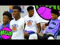 Mikey Williams vs Kyree Walker Dunk Off  - 1 on 1 Game Breaks Out After