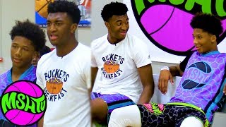 Mikey Williams Vs Kyree Walker Dunk Off - 1 On 1 Game Breaks Out After