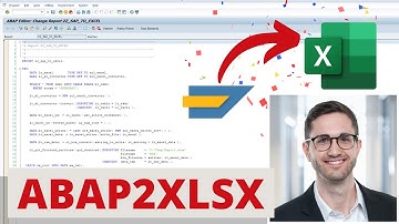 ABAP2XLSX - SAP Data to Excel within ABAP