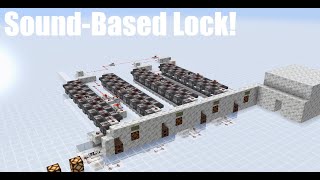 Redstone Showcase: Minecraft Noteblock/Sound-Based Locking System!