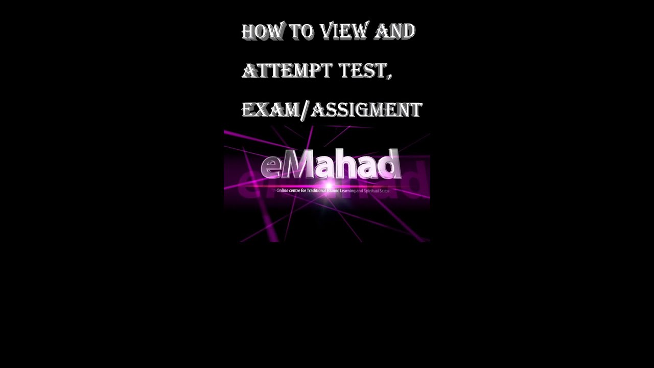 How to Attempt Exam Assignment - YouTube