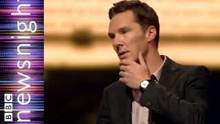 Beneditch Cumberbatch on fan mail and the importance of letters - Newsnight