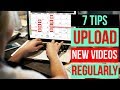 CONSISTENTLY UPLOAD VIDEOS |  How To Produce YouTube Videos Consistently (YouTube Consistency)