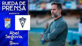 Information 🗣 Abel Segovia: We deserved the win, but we created so much for so little reward. News