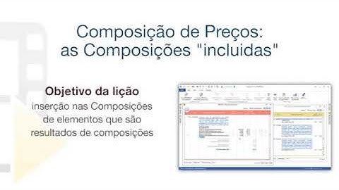 Vídeo Tutorial de PriMus - Composição de Preços: As Composições "incluidas" - ACCA software