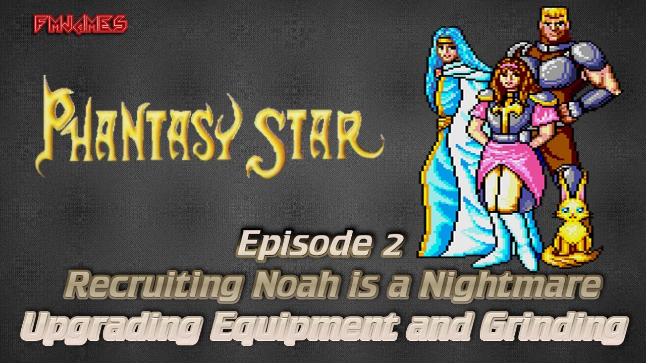Phantasy Star SMS Walkthrough Ep. 2 – Noah Joins, Nightmare Boss, Cake Quest | Classic JRPG 