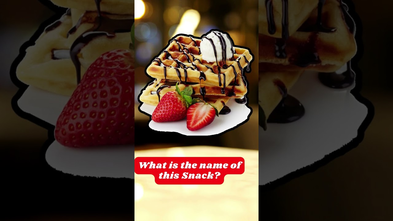 Guess the name of the snack or food with a puzzle 