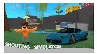 roblox shouting simulator codes