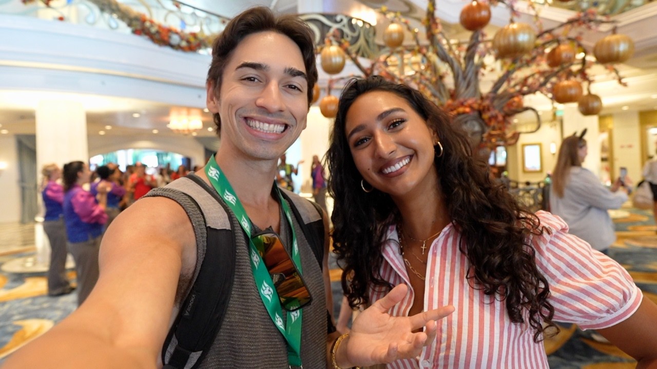 MY SISTER'S FIRST EVER DISNEY CRUISE! Boarding The Disney Wish & Disney Believe Reveal!