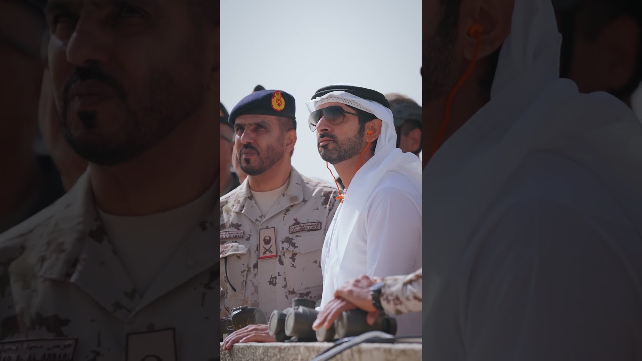 حمدان بن محمد يشهد تمرين 