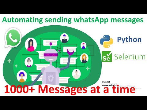 How to send 1000+ whatsApp messages at time ? |100% free of cost| WhatsAppaChatBot |Python|
