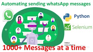 How to send 1000+ whatsApp messages at time  |100% free of cost| WhatsAppaChatBot |Python|