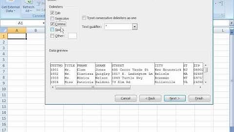 Importing Text Files into Excel | Knowledgecity.com
