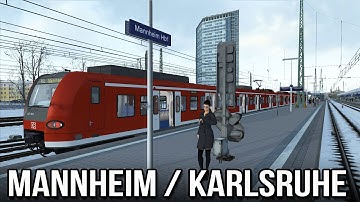 TS2015 - Mannheim to Karlsruhe (DB BR425)