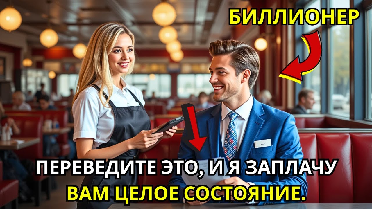 Я заплачу целое состояние, если переведёшь это», — смеялся миллиардер, но официантка