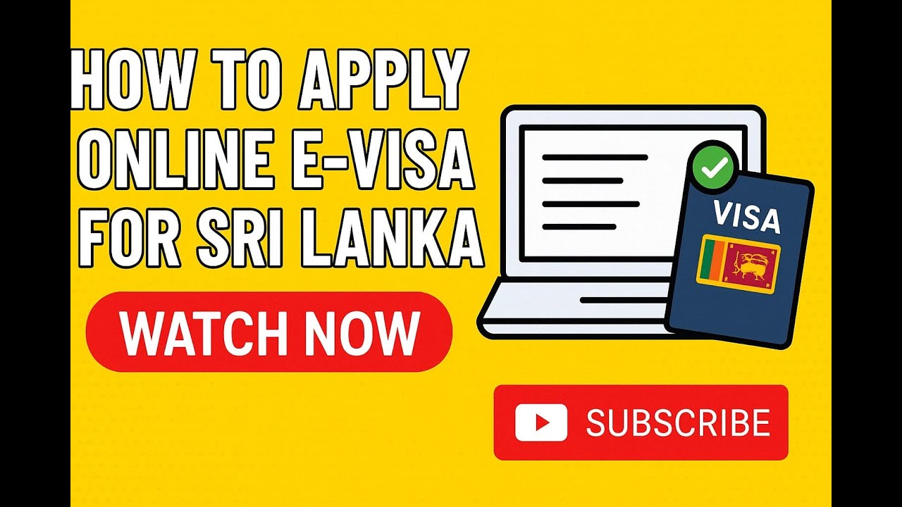 How to Apply for Sri Lanka e-Visa (2025 Guide) | Step-by-Step Online ...