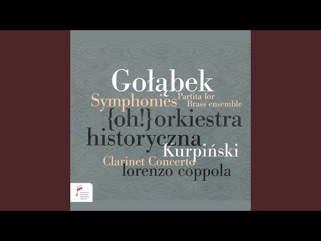 Orkiestra Historyczna - Jakub Gołąbek Symphony in B-Flat Major I. Allegro molto