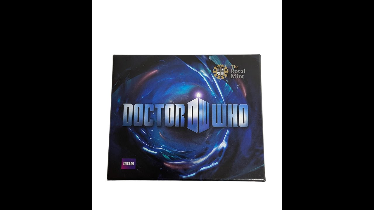 2010 The Royal Mint Dr Who The Eleventh Doctor Collectable Series - Exclusive 12 Medals Collection