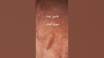 #فارس_عباد #سورة_الملك #القرآن_الكريم #اكسبلور #مصر #الجزائر #love