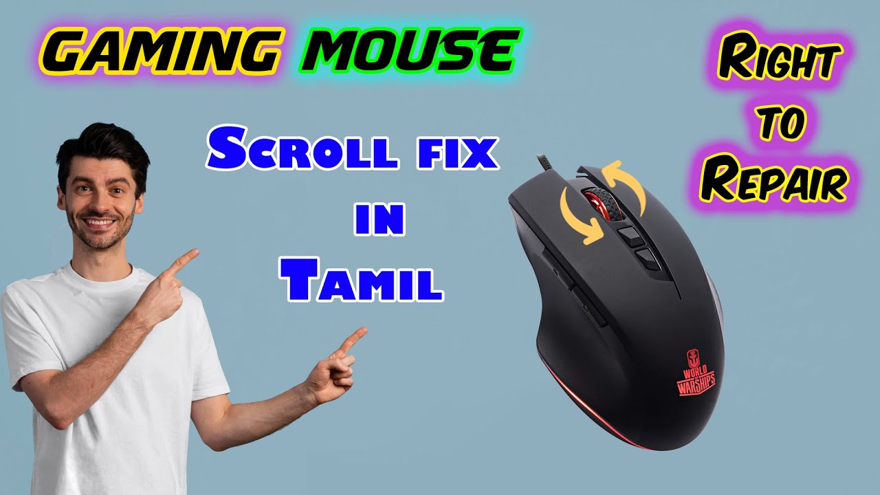 Mouse Scroll Problem Fix in Tamil Right to Repair Feast for You® 